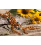 Amber teething necklace - Gemstone - Raw honey baroque